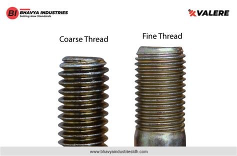 fasteners vs coarse threads